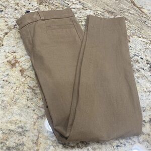 Banana Republic Pants Adult Size 0 Ankle Sloan Curvy Fit Brown Womens EUC